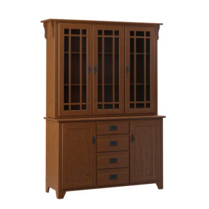 Burkholder Mission Three Door Buffet & Hutch