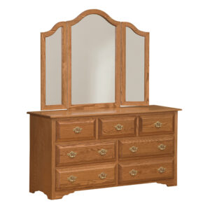 Eden Dresser with Tri-View Mirror