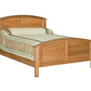 Curved Raised Panel Bed