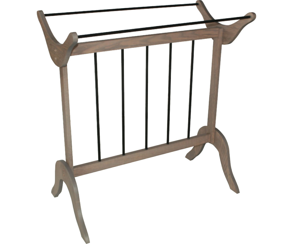 Quilt Rack w/ Metal Spindles