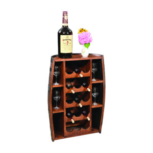 Half Barrel Bottle Holder