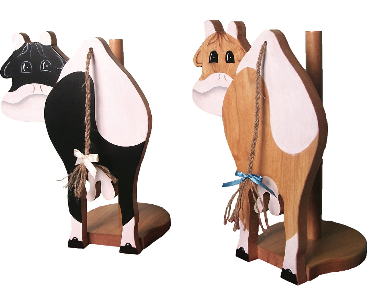 Cow Towel Holder