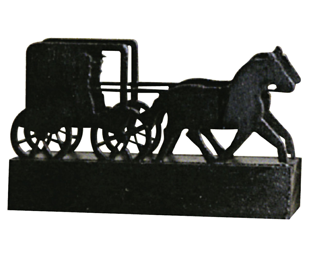 Horse and Buggy Card Holder