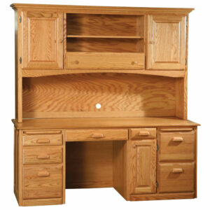 Large Computer Desk with 72" Hutch