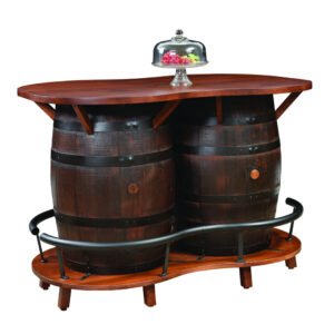 Double Barrel Bar Table