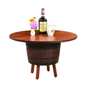 Barrel Table With Legs