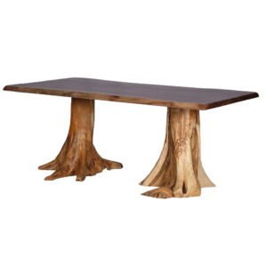 Live Edge Double Stump Table