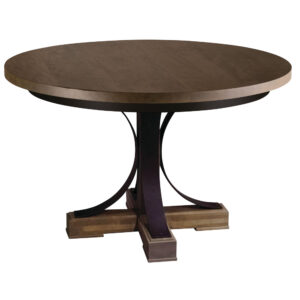 Studio Round Dining Table with Pedestal Base