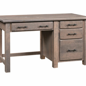 Barn Floor Single Pedestal Desk