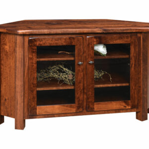 Barn Floor Corner TV Stand