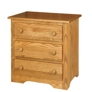 Shaker 3 Drawer Nightstand