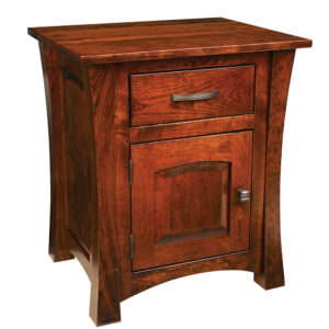 Woodbury One-Drawer, One-Door Nightstand