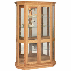 Angled Double Door Picture Frame Curio