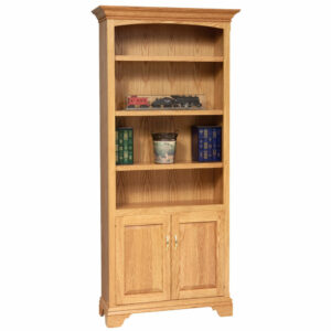 Stockton Bookcase With Doors