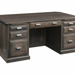 Executive Desk With Raised Panel Back