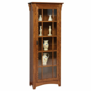 Mission Single Door Bookcase