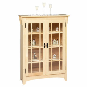 Small Mission Double Door Bookcase