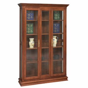 Double Door Picture Frame Deluxe Bookcase
