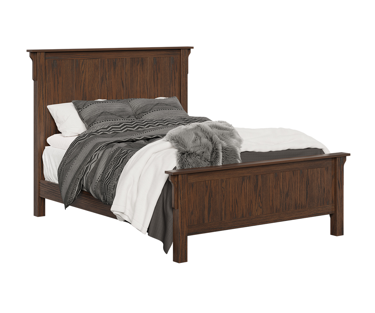 Granny Mission Bed With Low Footboard