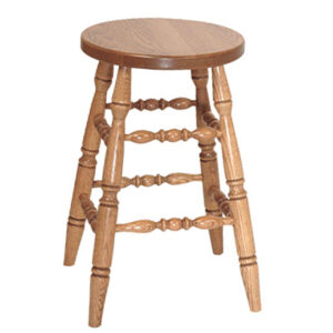 Turned Leg 24" Bar Stool