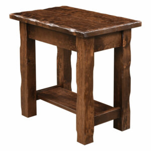 Hand Hewn Chair Side Table
