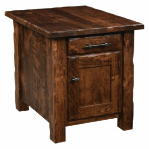 Hand Hewn End Table