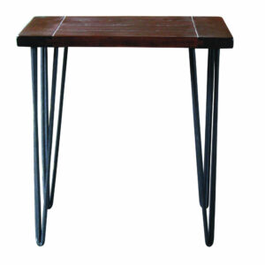 Seneca End Table with Iron Legs