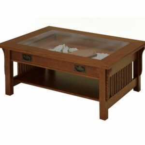 Landmark Glass Top Coffee Table