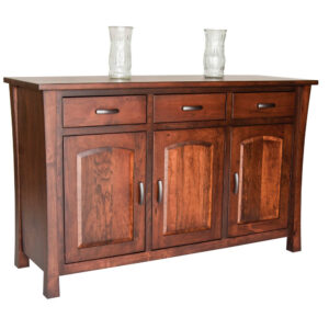Woodbury Low Base 3 Door Buffet