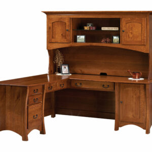 Master L Desk with Hutch