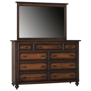 McCallister Mule Chest Dresser and Mirror