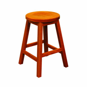 24" Mission Bar Stool with Round Seat