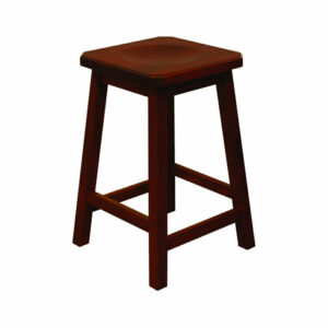 24" Mission Bar Stool with Clipped Corners