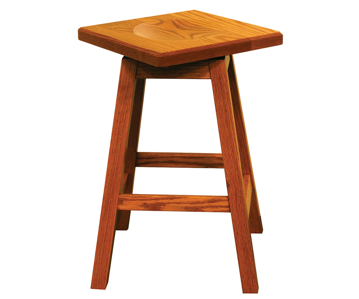 24" Swivel Mission Bar Stool