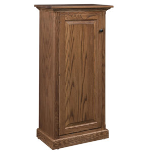 Traditional Single Door Bookcase - 48"H