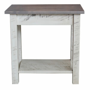 Painted Buckeye End Table