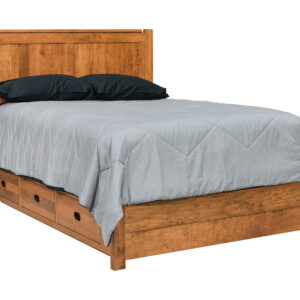 Bradford Panel Bed With Storage Rails