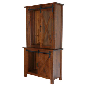 Sliding Barn Floor 2 Door Hutch