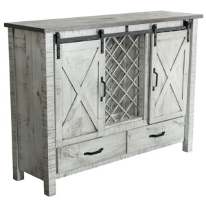 Sliding Barn Floor Wine Cabinet
