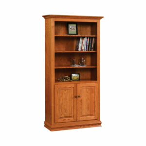 Traditional Bookcase with Doors