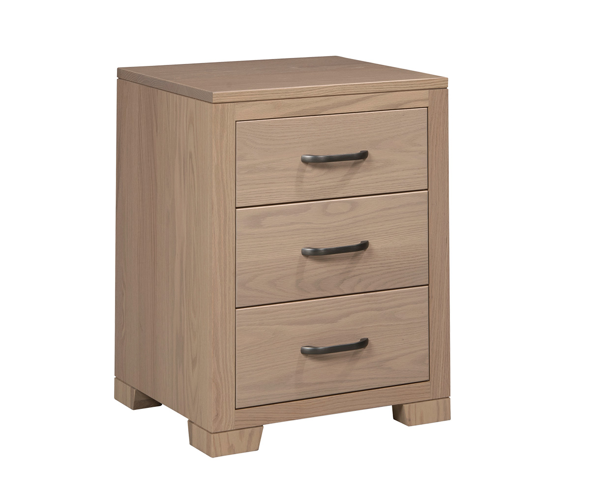 Willoughby Three Drawer Nightstand