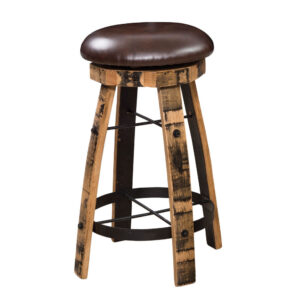 Barrel 24" Swivel Barstool