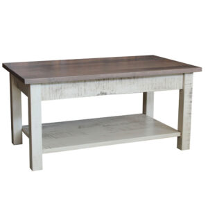 Painted Buckeye Coffee Table