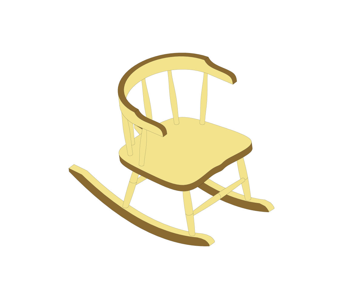 Wrap Around Child's Rocker
