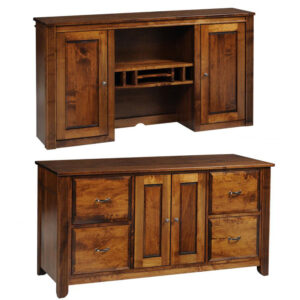 Arlington Modular 60" Credenza With Hutch