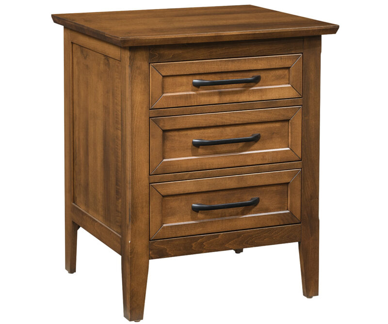 Glenwood Three Drawer Nightstand