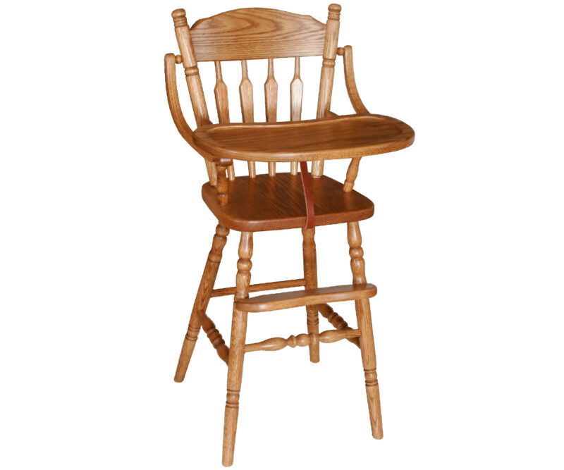 Plain Post Back Highchair