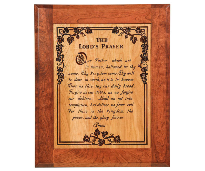 The Lords Prayer Plaque