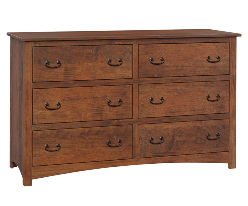 Shaker 6 Drawer Dresser