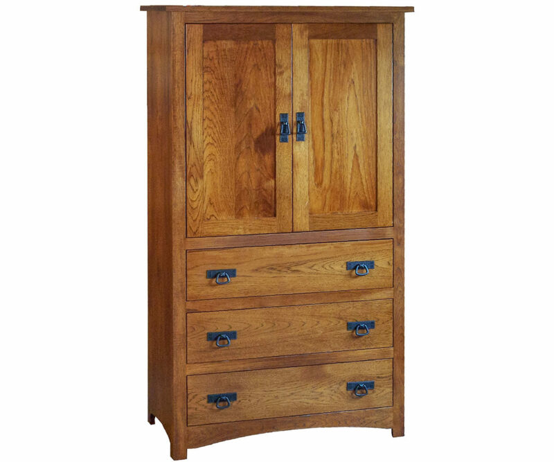 Shaker 3 Drawer Armoire